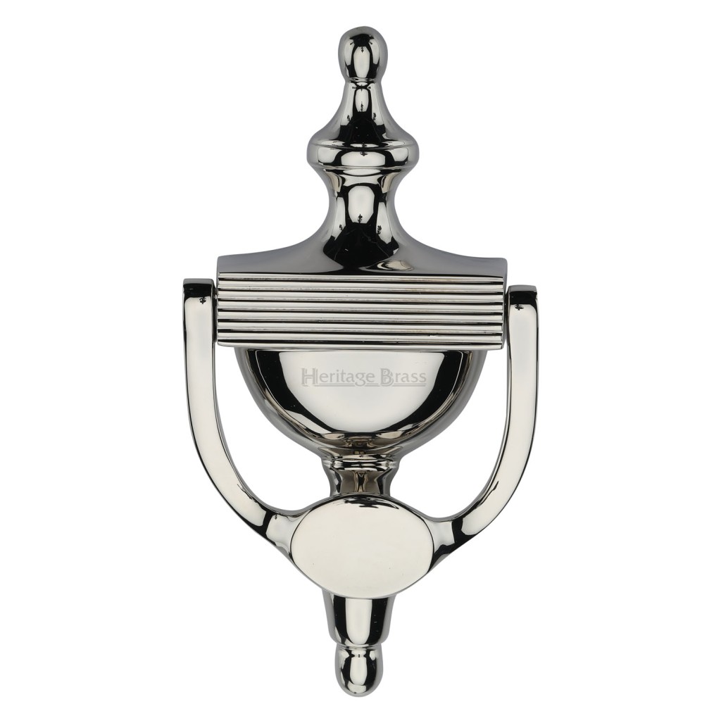 M Marcus Heritage Brass Reeded Urn Knocker 195mm